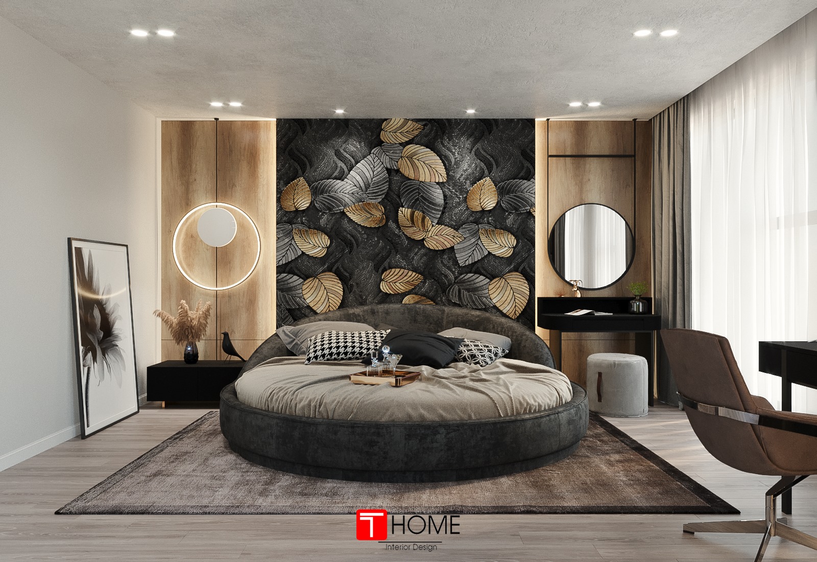 3D Interior Model Bed Room 0373 Scene 3dsmax