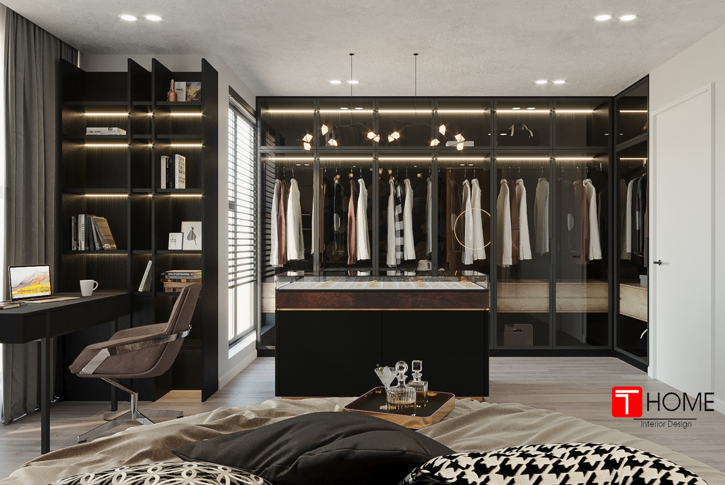 3D Interior Model Bed Room 0373 Scene 3dsmax