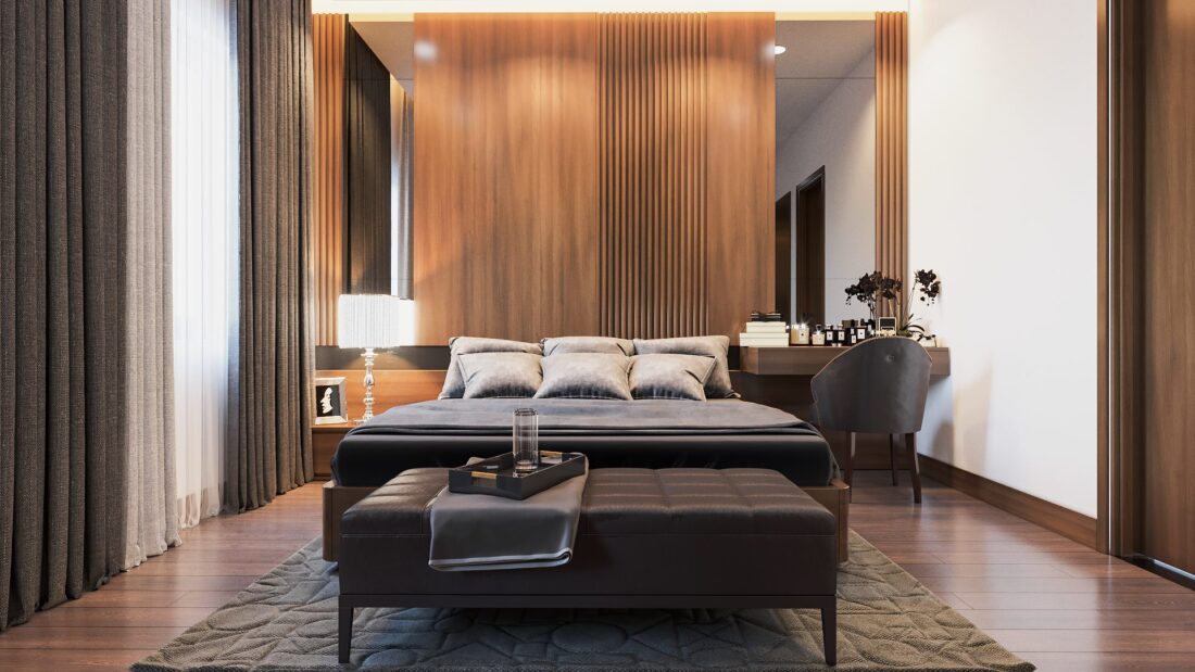 3D Interior Model Bed Room 0377 Scene 3dsmax