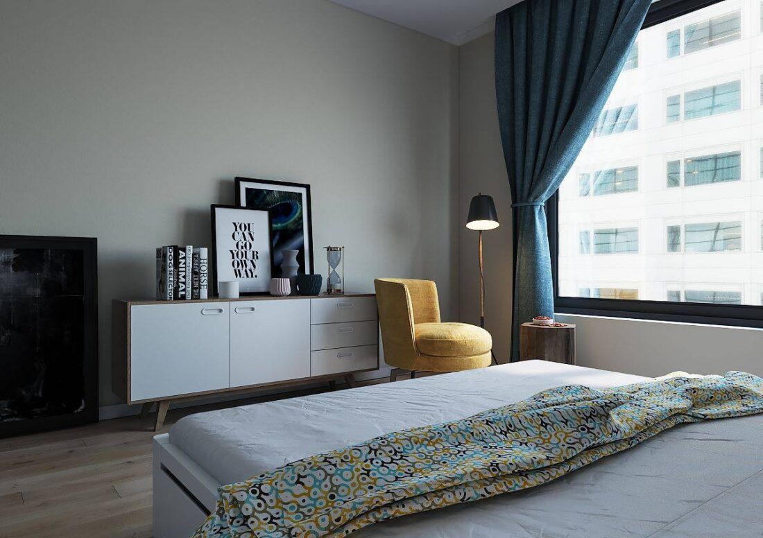 3D Interior Model Bed Room 0380 Scene 3dsmax