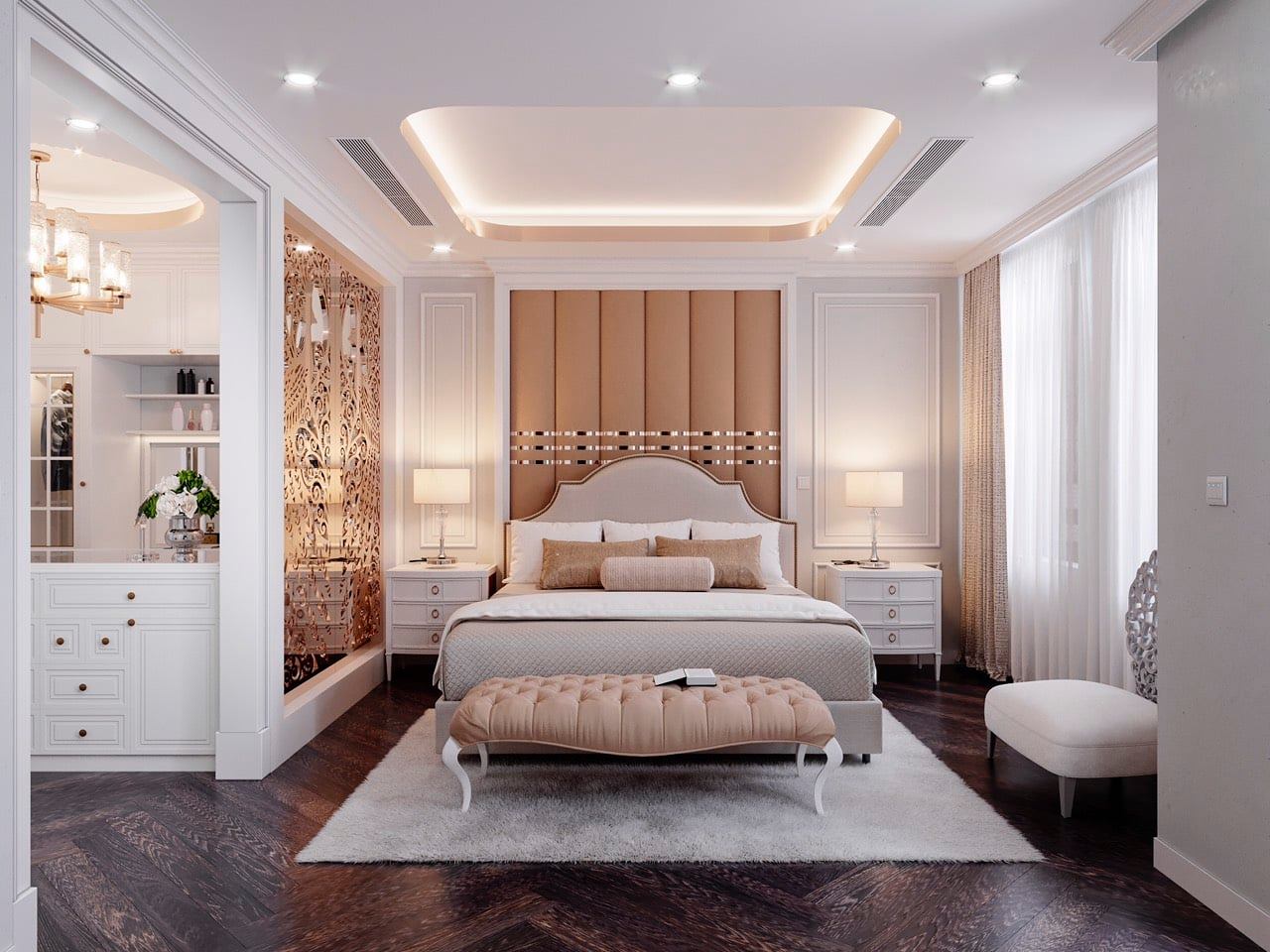 3D Interior Model Bed Room 0383 Scene 3dsmax
