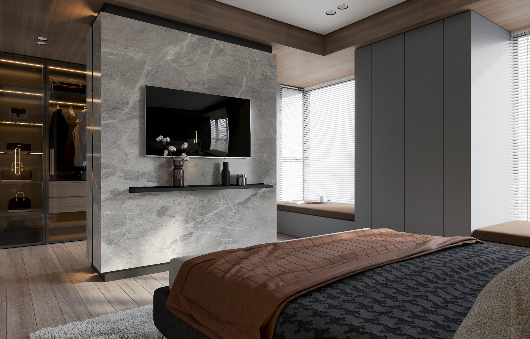 3D Interior Model Bed Room 0386 Scene 3dsmax