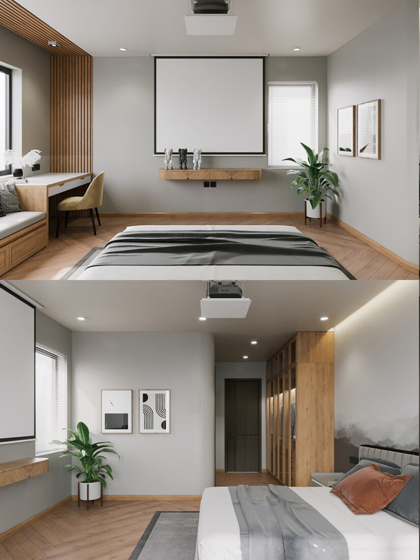 3D Interior Model Bed Room 0395 Scene 3dsmax