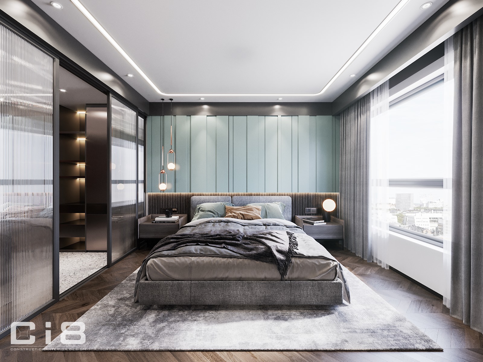 3D Interior Model Bed Room 0396 Scene 3dsmax