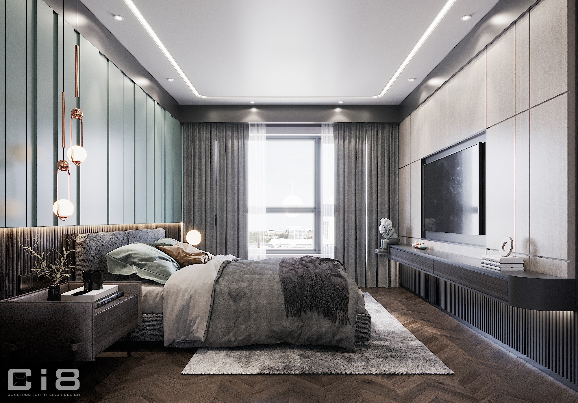 3D Interior Model Bed Room 0396 Scene 3dsmax