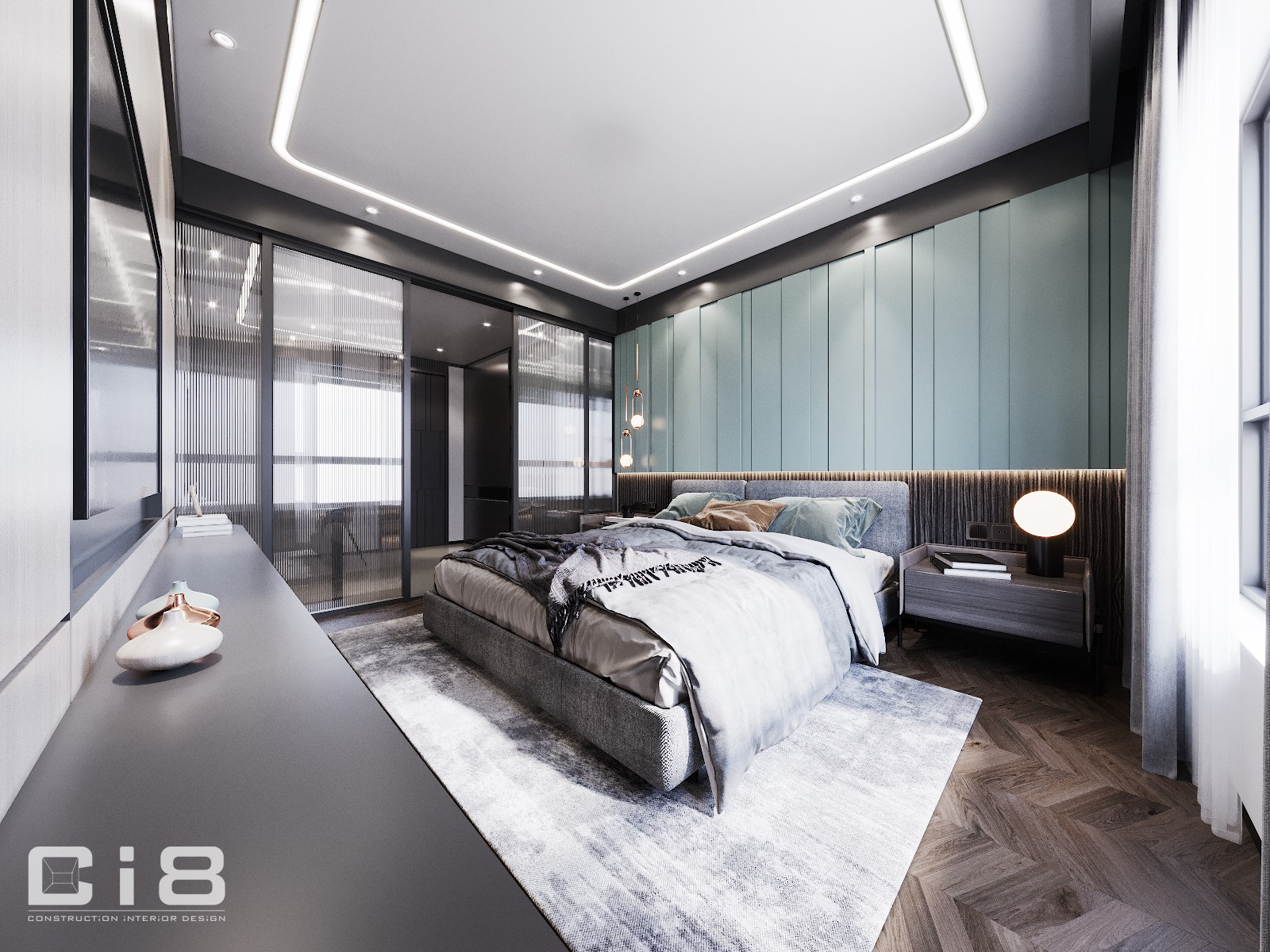 3D Interior Model Bed Room 0396 Scene 3dsmax