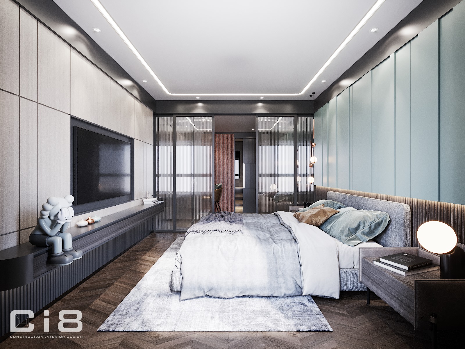 3D Interior Model Bed Room 0396 Scene 3dsmax
