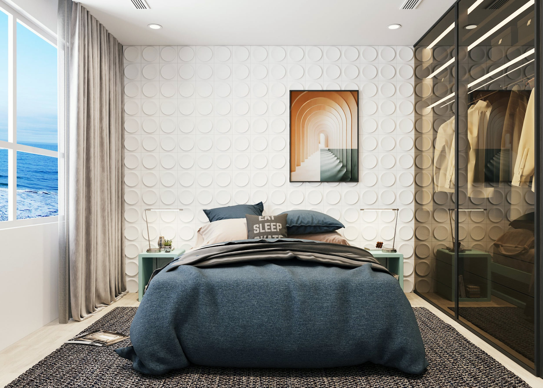 3D Interior Model Bed Room 0402 Scene 3dsmax
