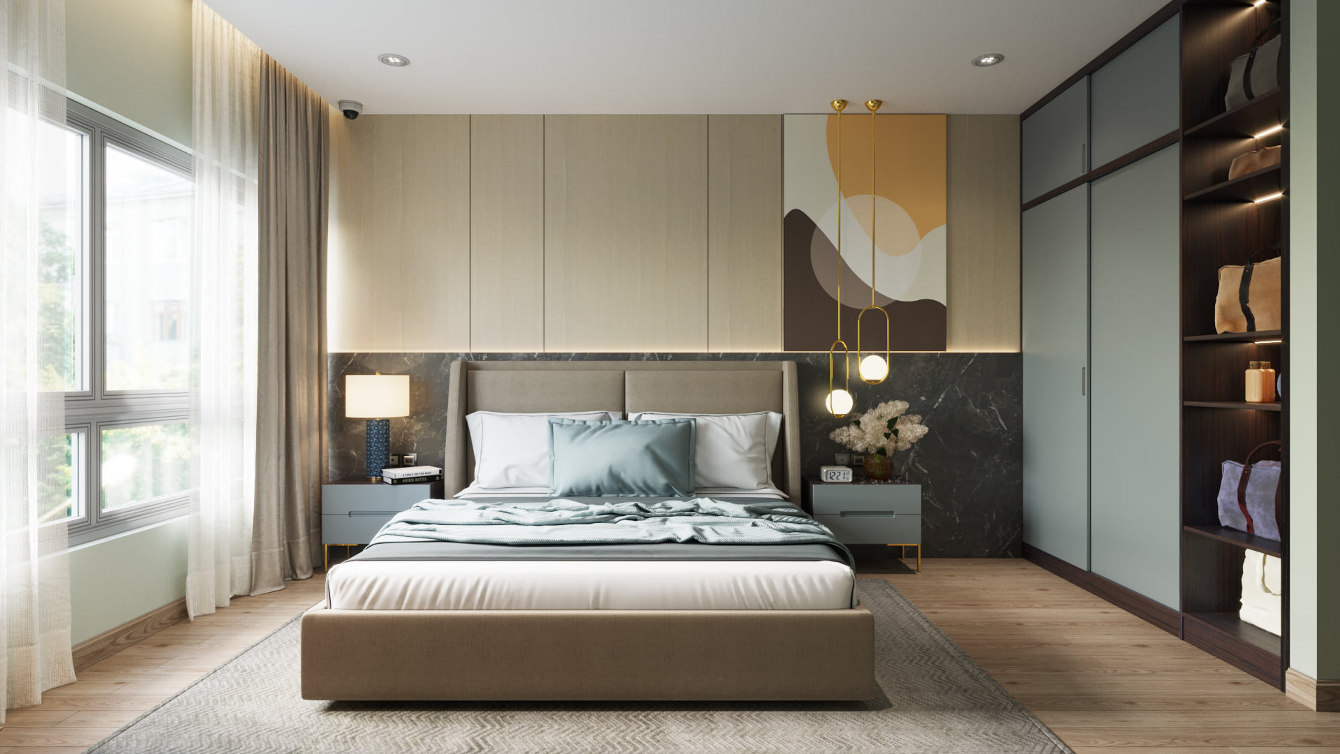 3D Interior Model Bed Room 0402A Scene 3dsmax