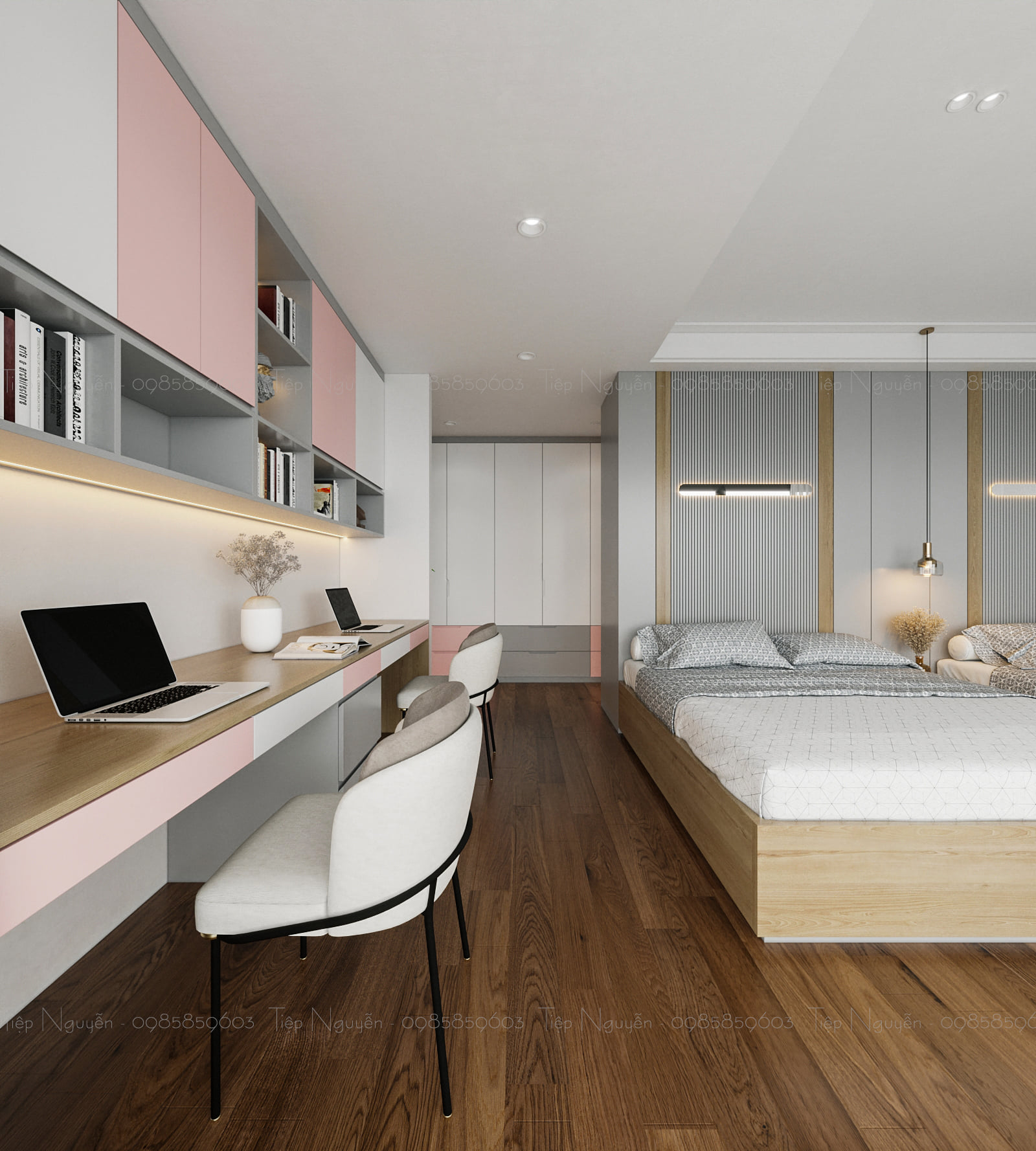 3D Interior Model Bed Room 0417 Scene 3dsmax