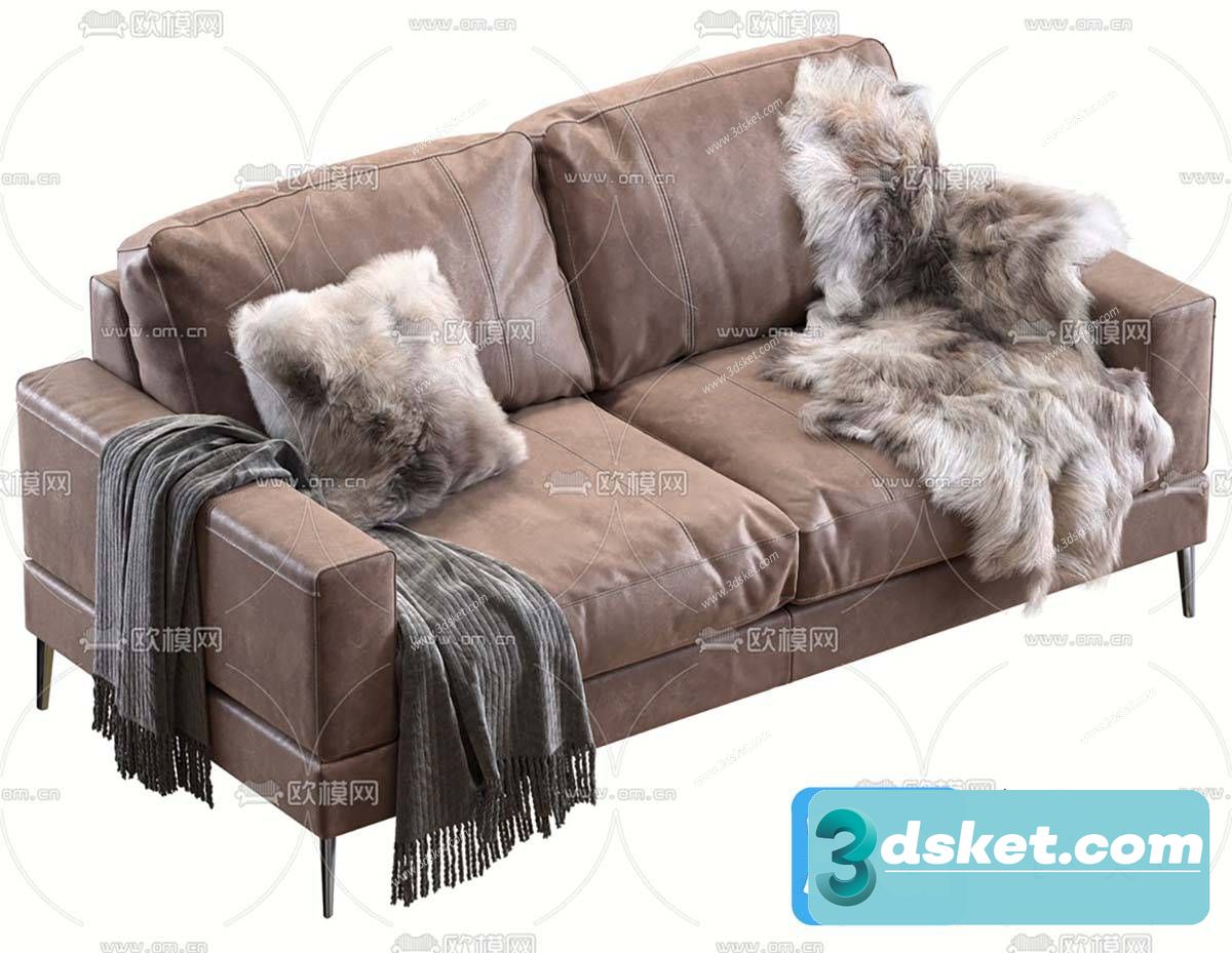3D Model Sofa Free Download 0845