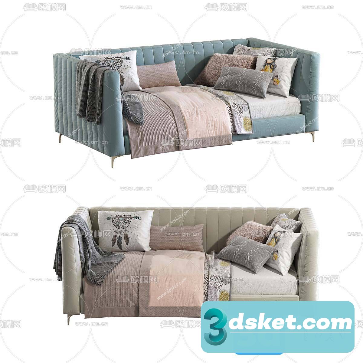 3D Model Sofa Free Download 0846