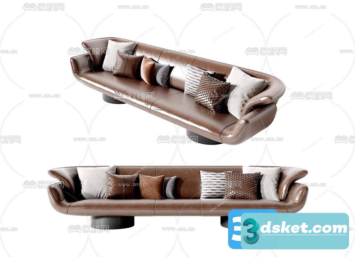 3D Model Sofa Free Download 0851