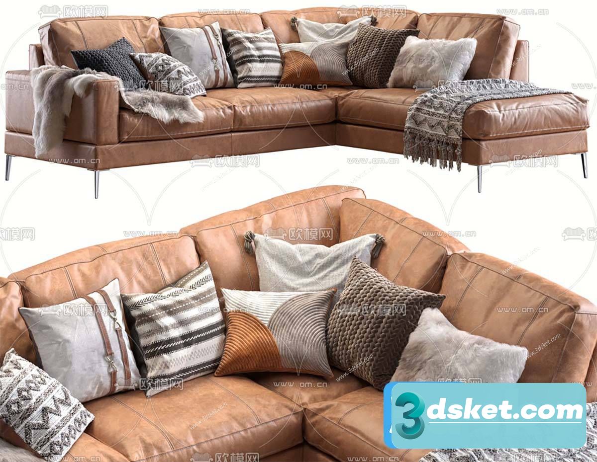 3D Model Sofa Free Download 0857