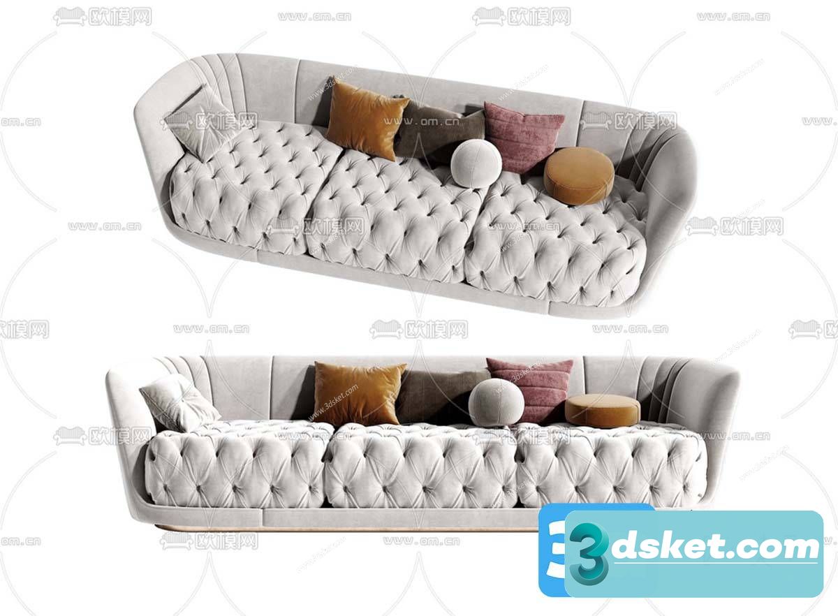 3D Model Sofa Free Download 0863