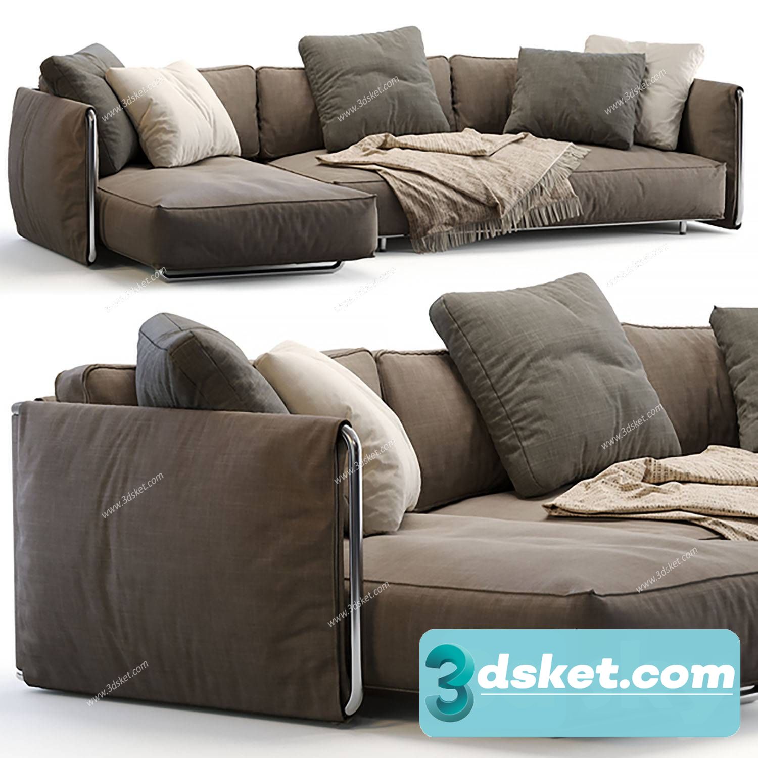 3D Model Sofa Free Download 0759