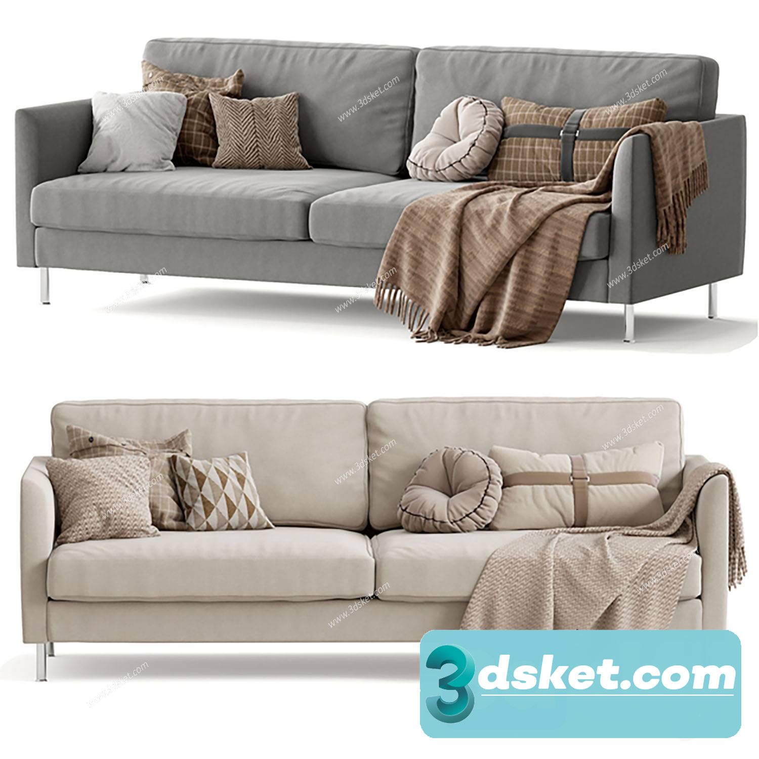 3D Model Sofa Free Download 0766