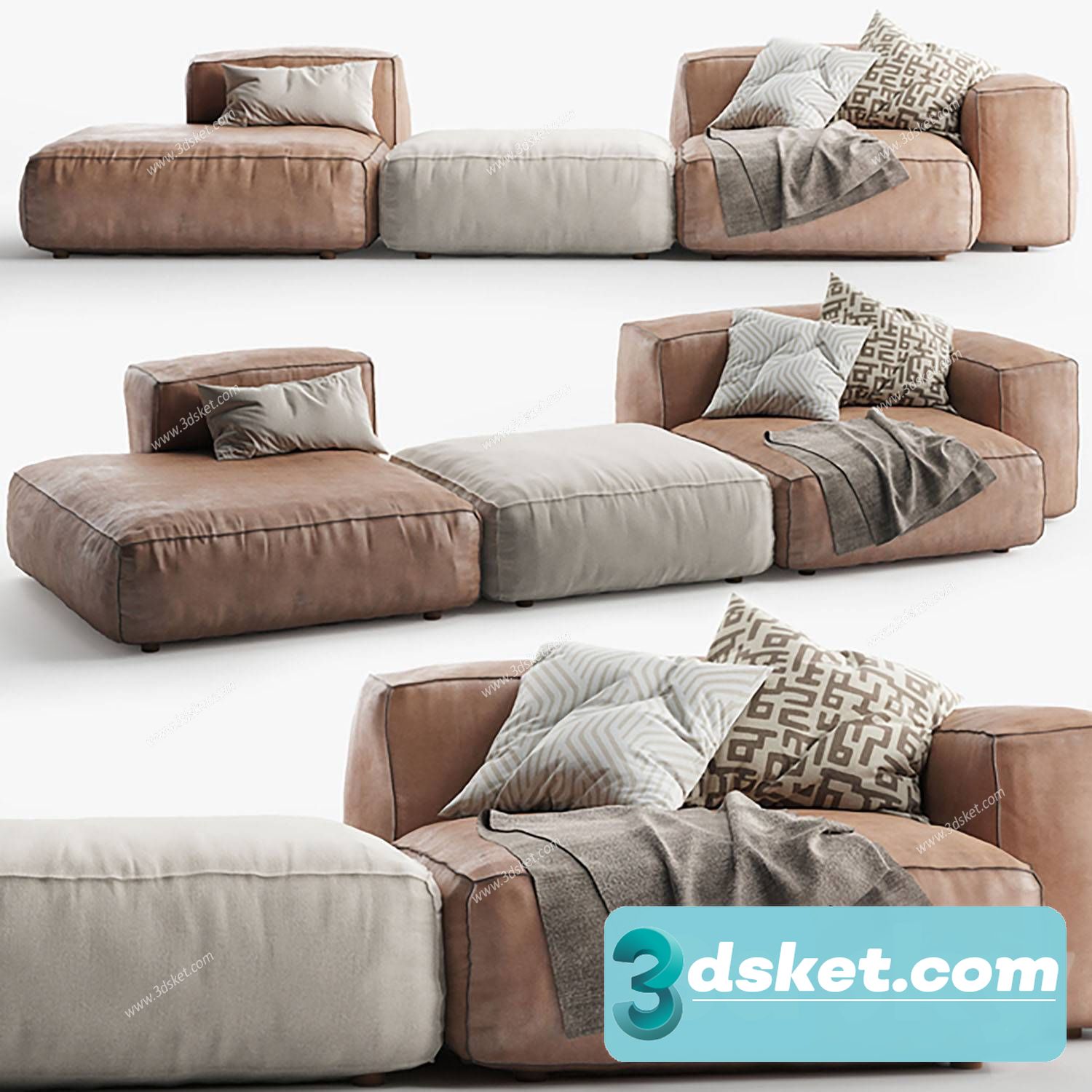 3D Model Sofa Free Download 0770