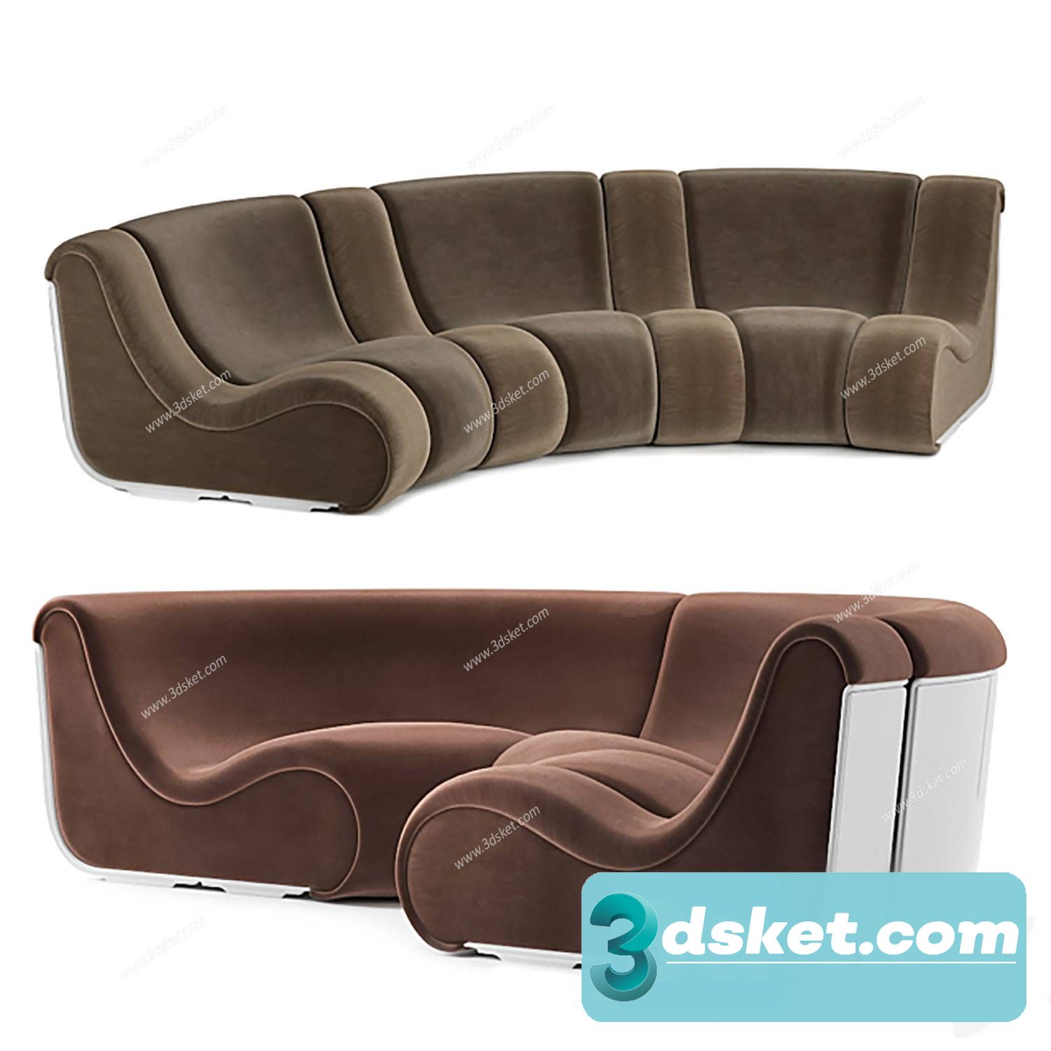 3D Model Sofa Free Download 0789