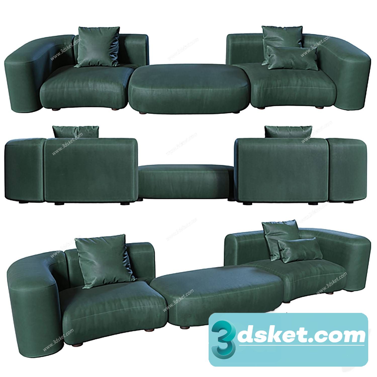 3D Model Sofa Free Download 0793