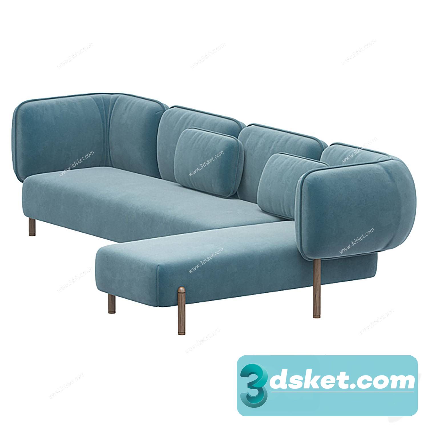 3D Model Sofa Free Download 0811