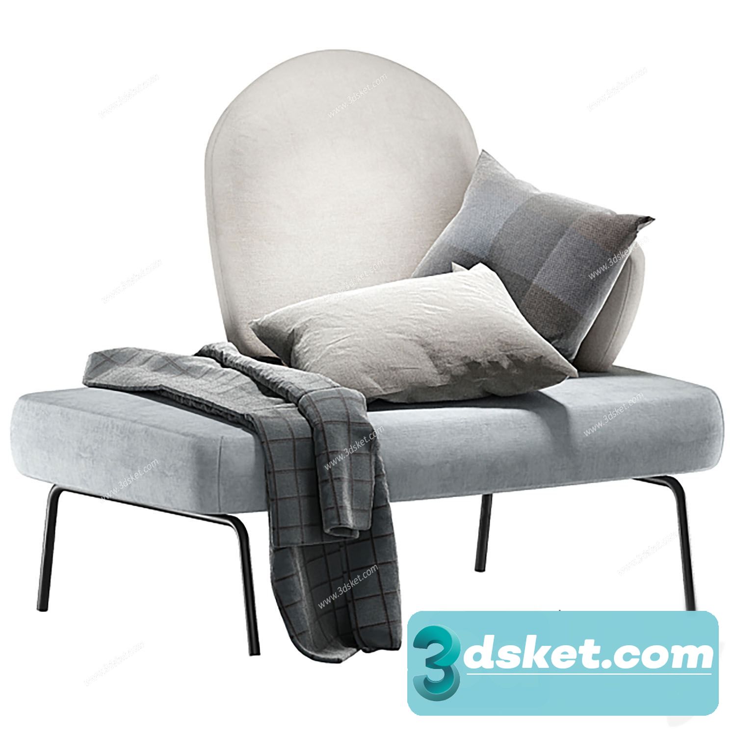 3D Model Sofa Free Download 0813