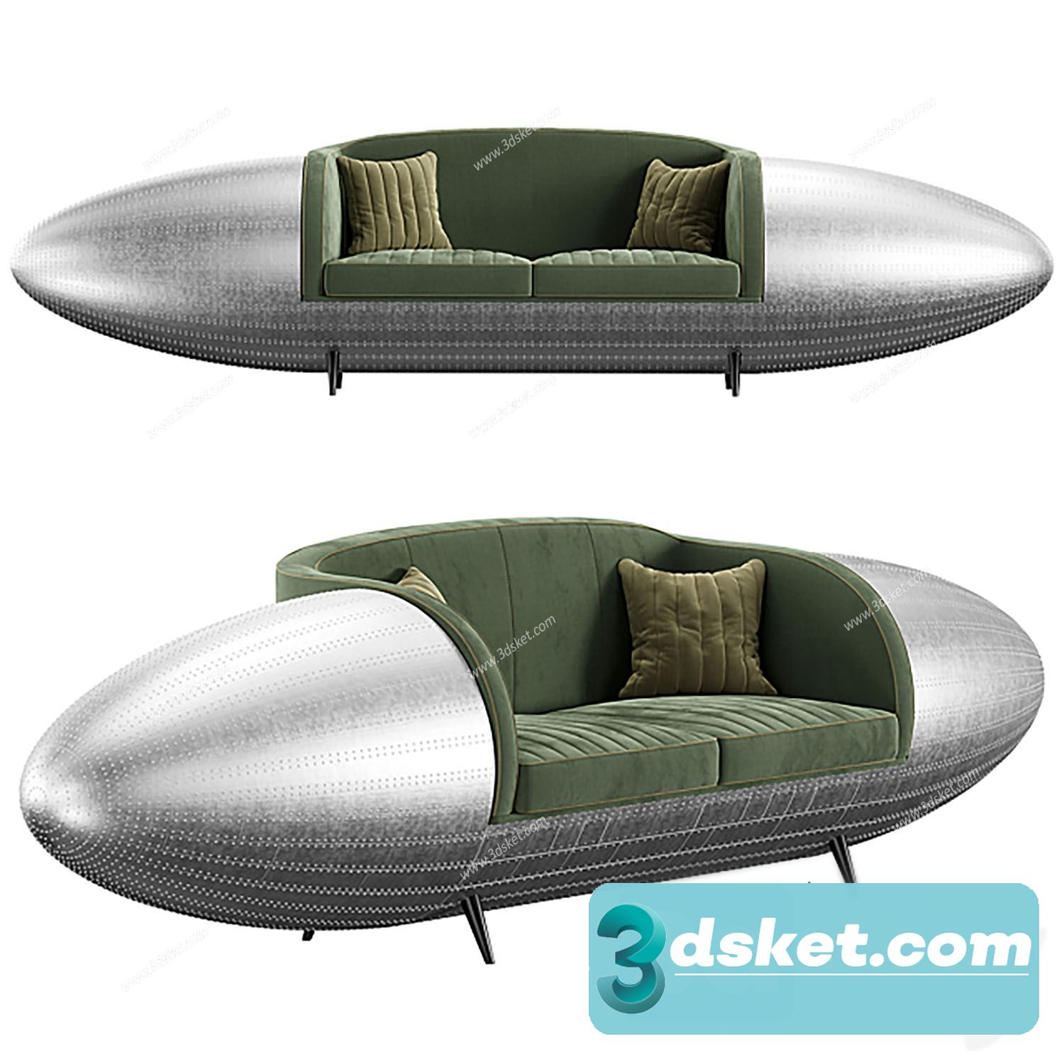 3D Model Sofa Free Download 0822