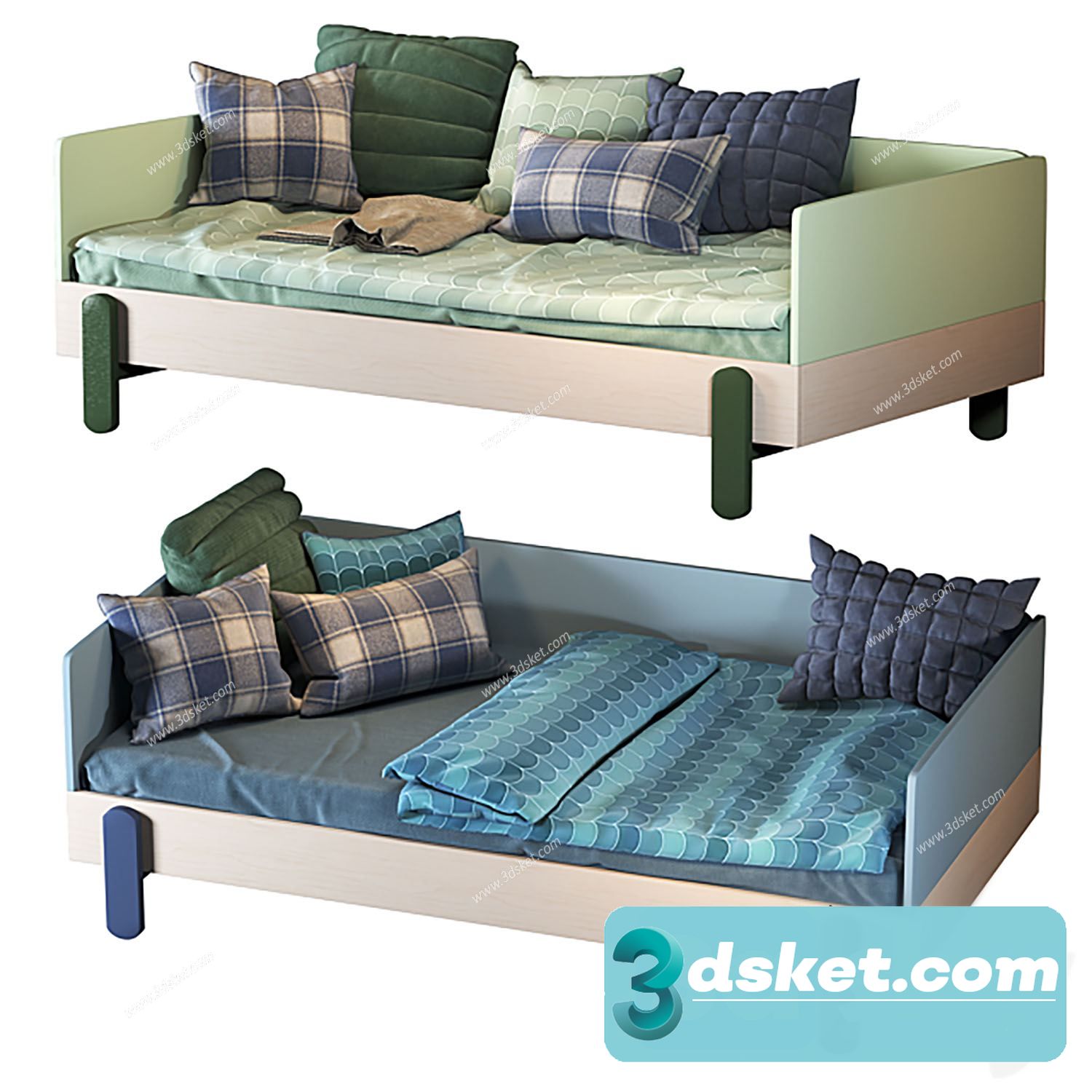 3D Model Sofa Free Download 0824