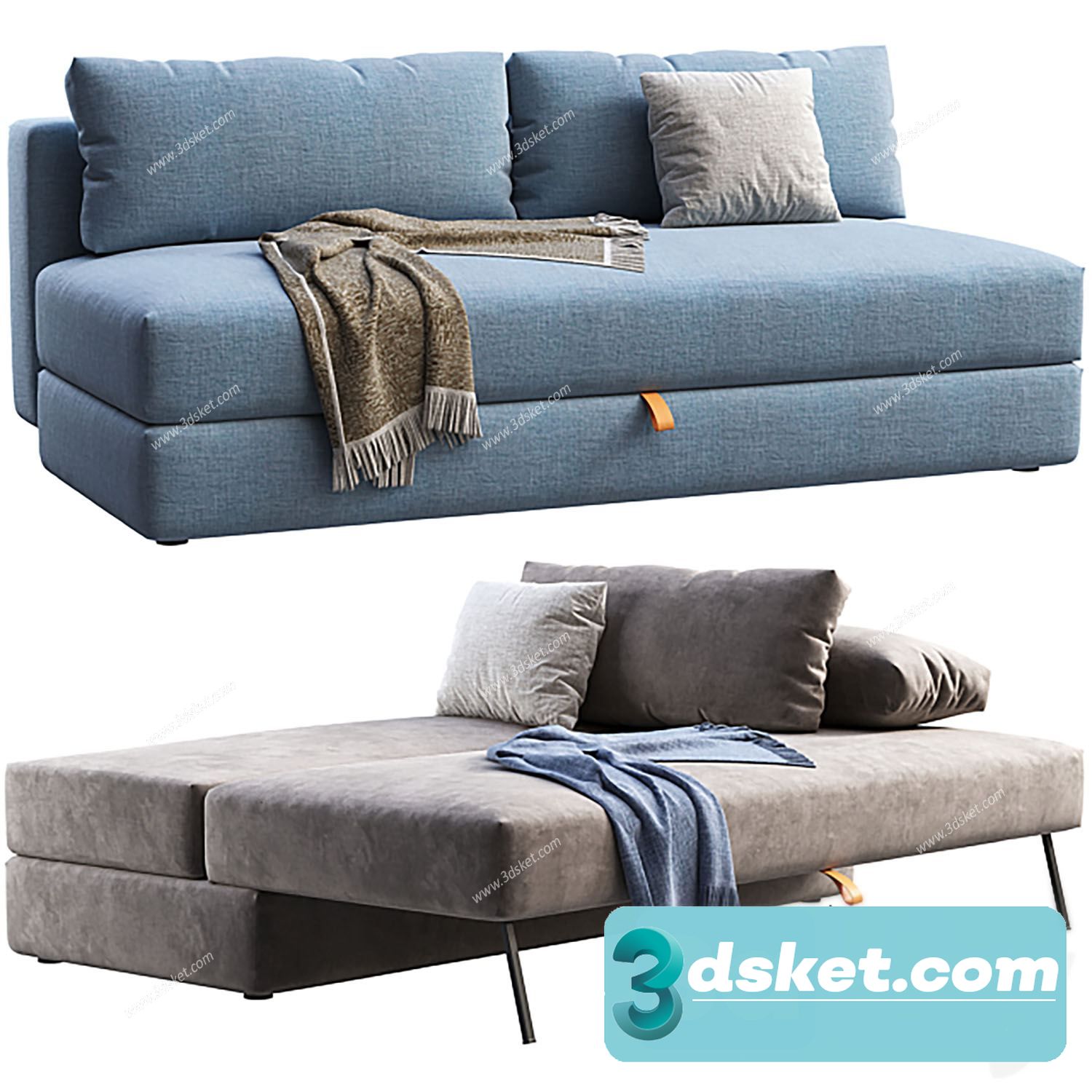 3D Model Sofa Free Download 0826