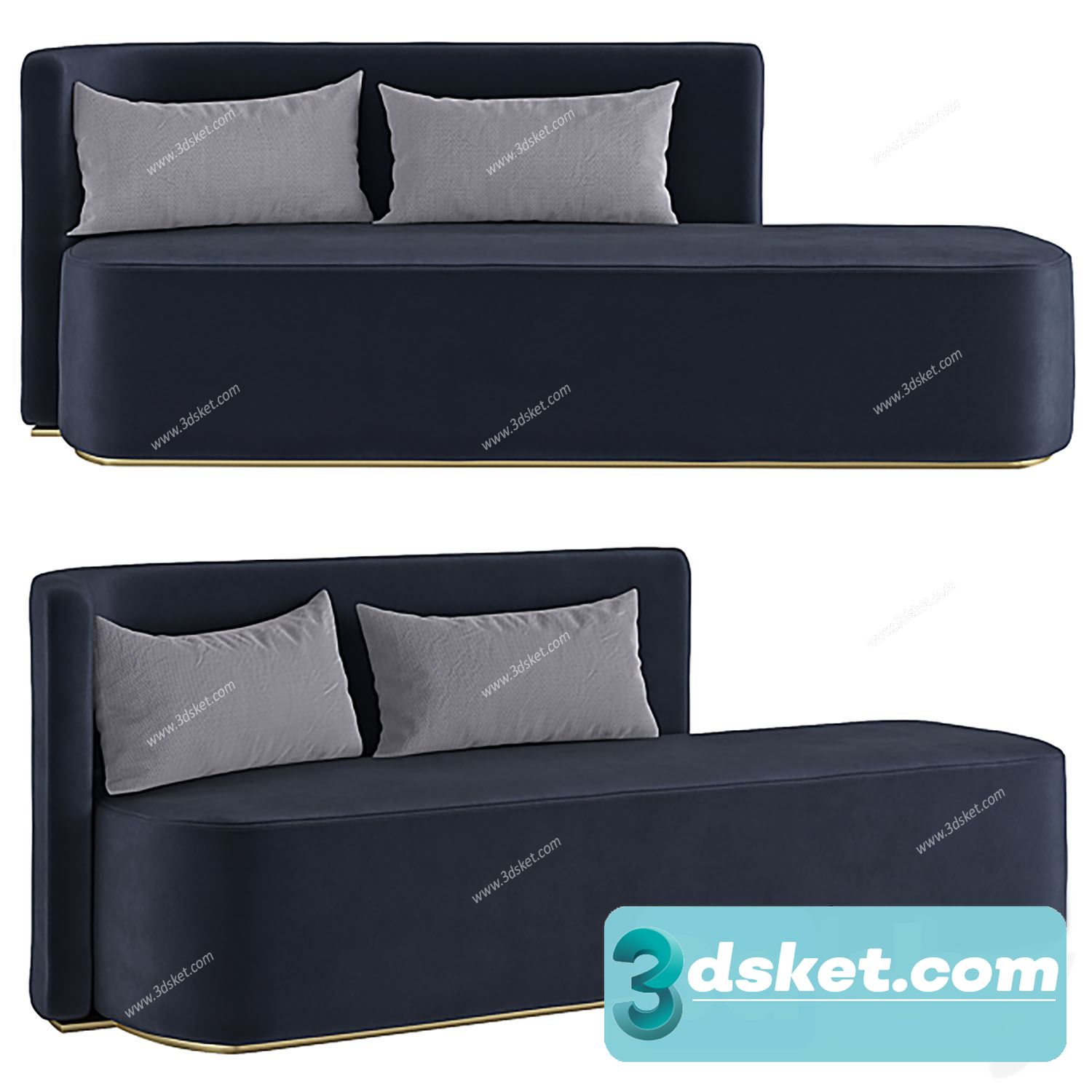 3D Model Sofa Free Download 0828