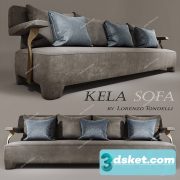 3D Model Sofa Free Download 0744