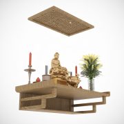 3D Model Altar Room Free Download 010420