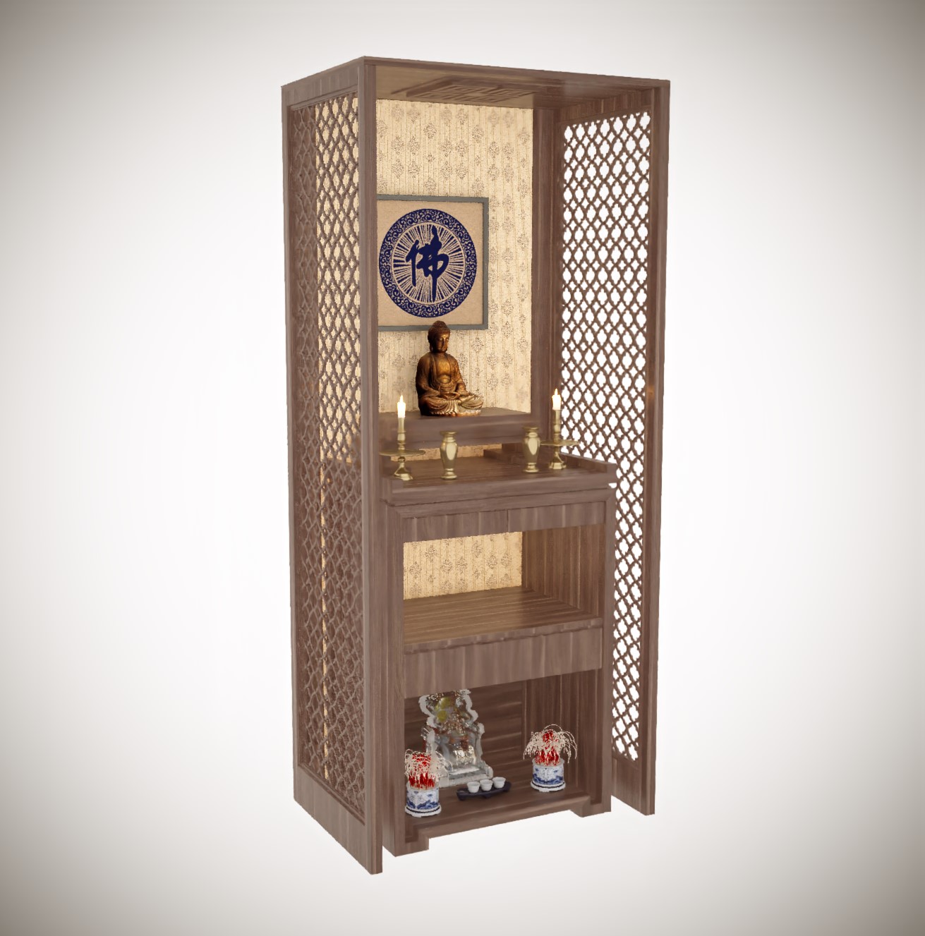 3D Model Altar Room Free Download 010439