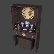 3D Model Altar Room Free Download 012241
