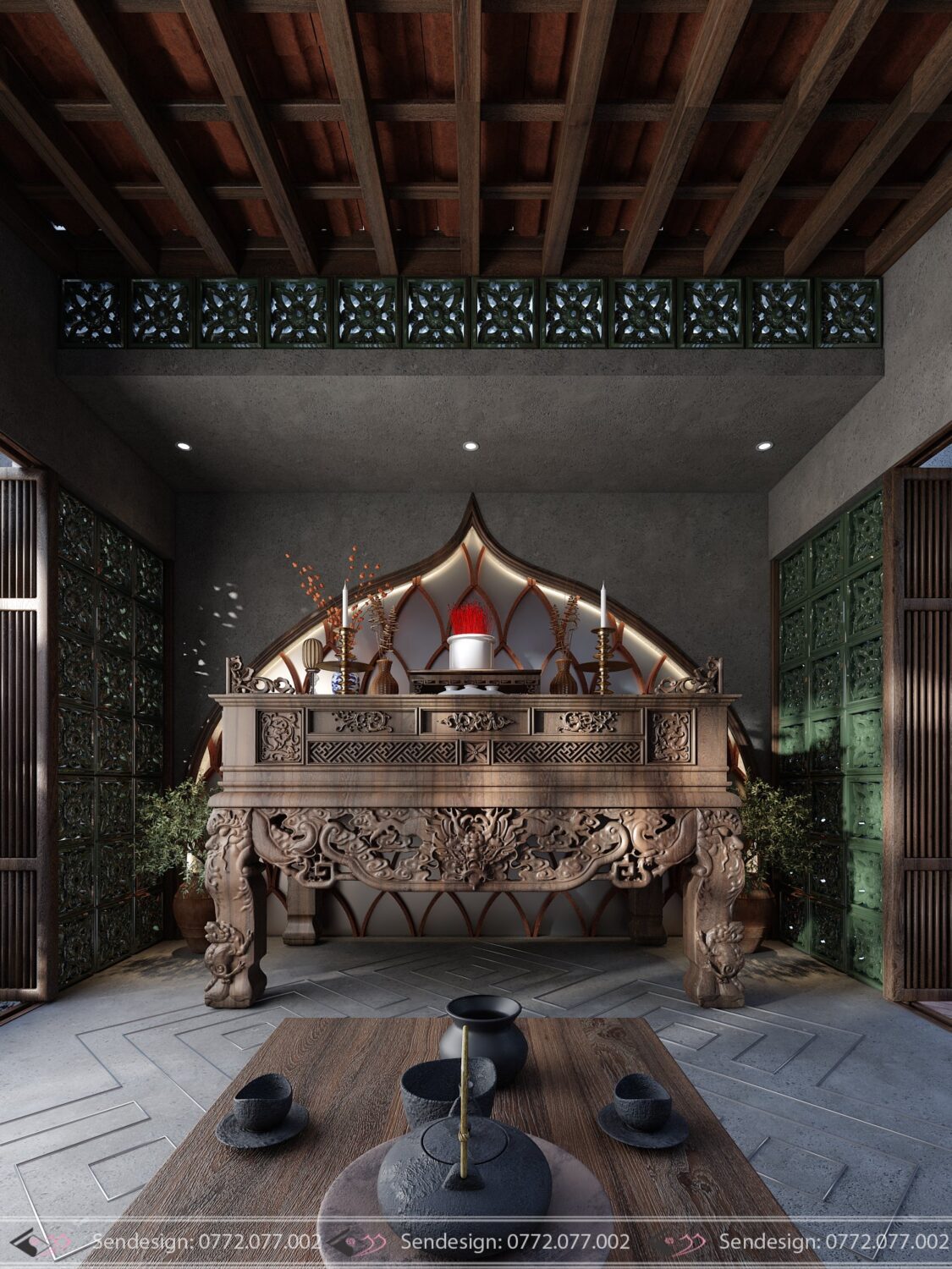 3D Model Altar Room Free Download 012635