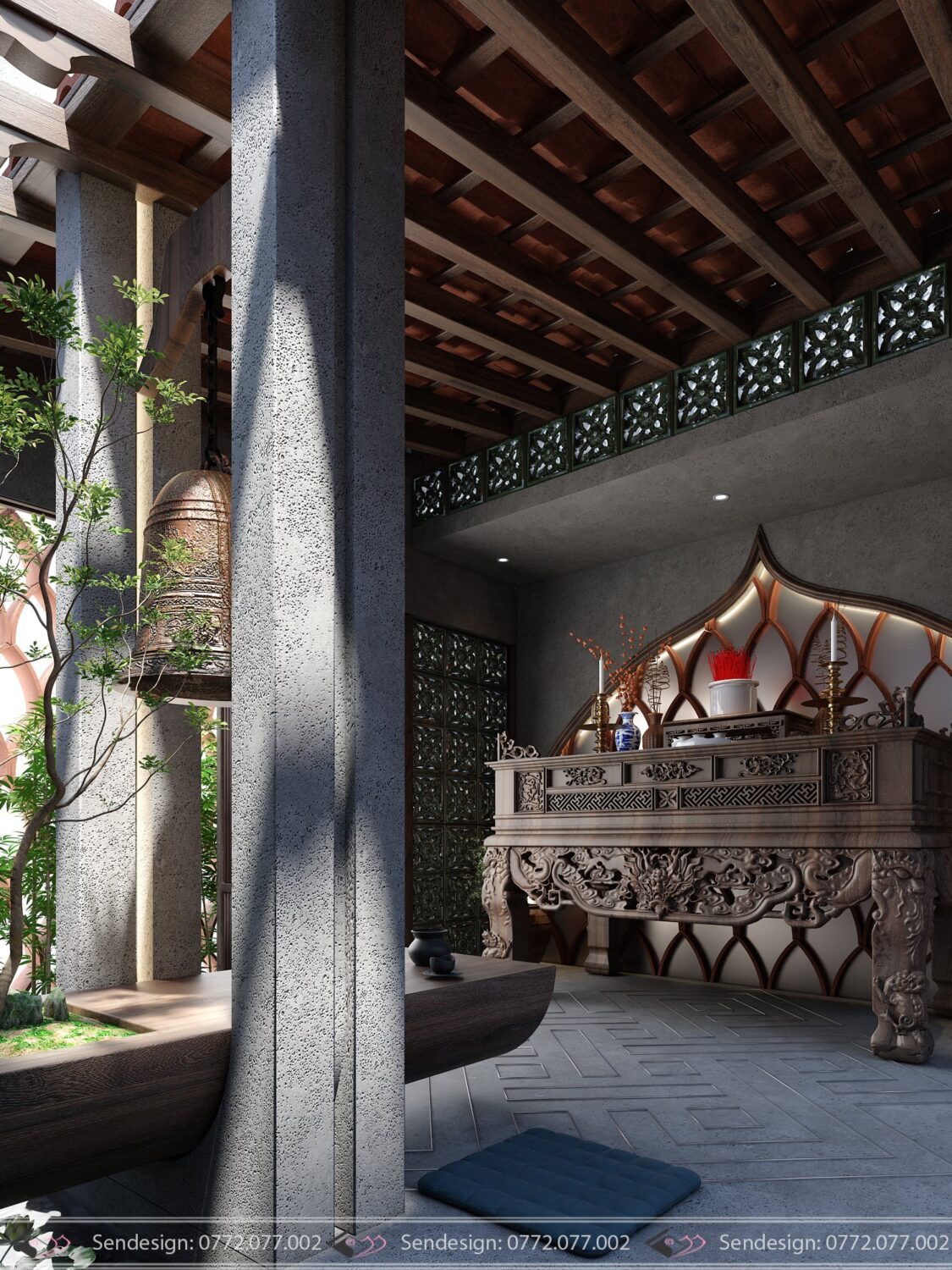 3D Model Altar Room Free Download 012635