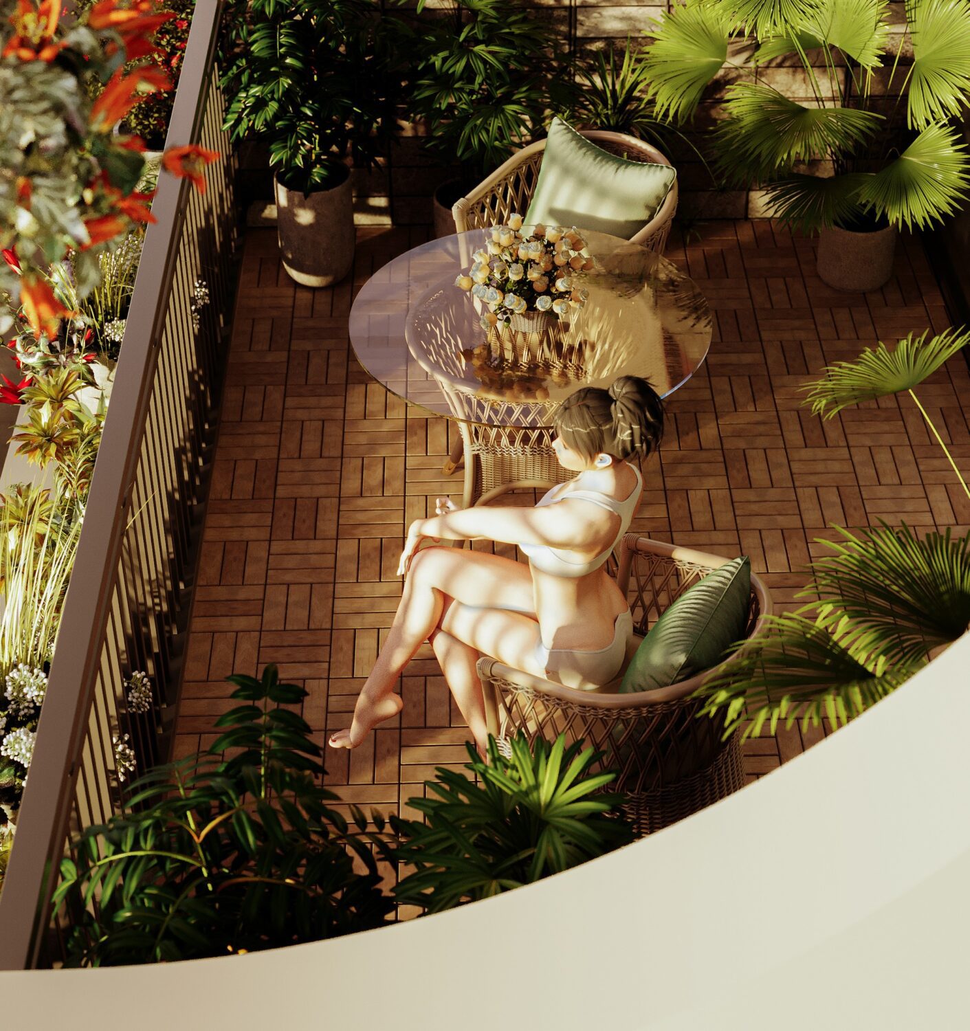 3D Exteriors Model 013137 Scene 3dsmax