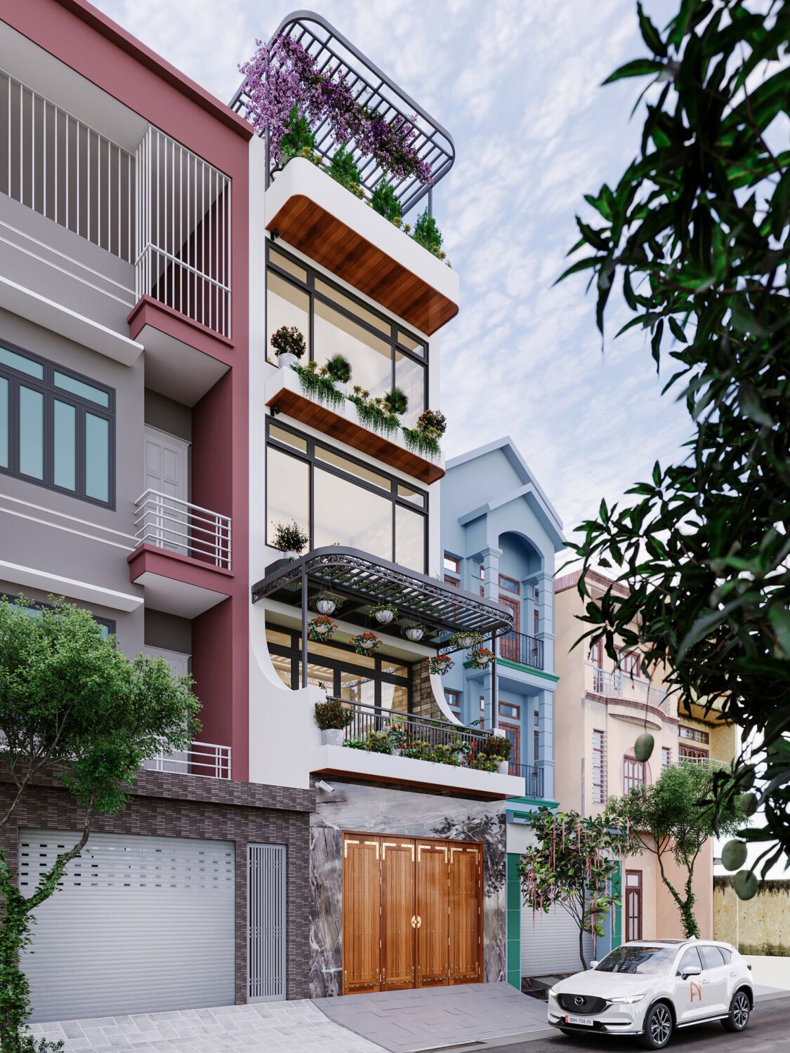 3D Exteriors Model 013137 Scene 3dsmax