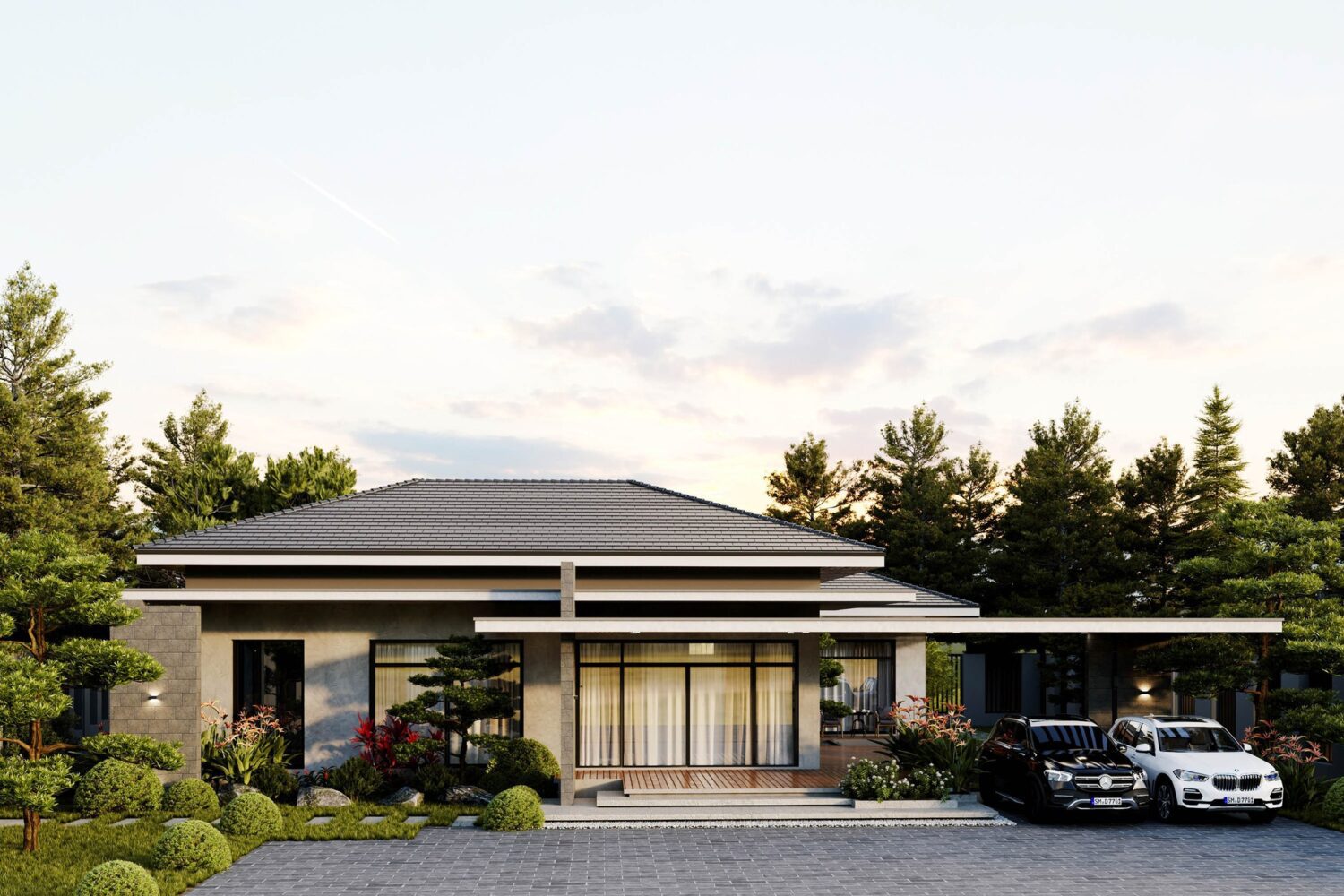 3D Exteriors Model 013195 Scene 3dsmax