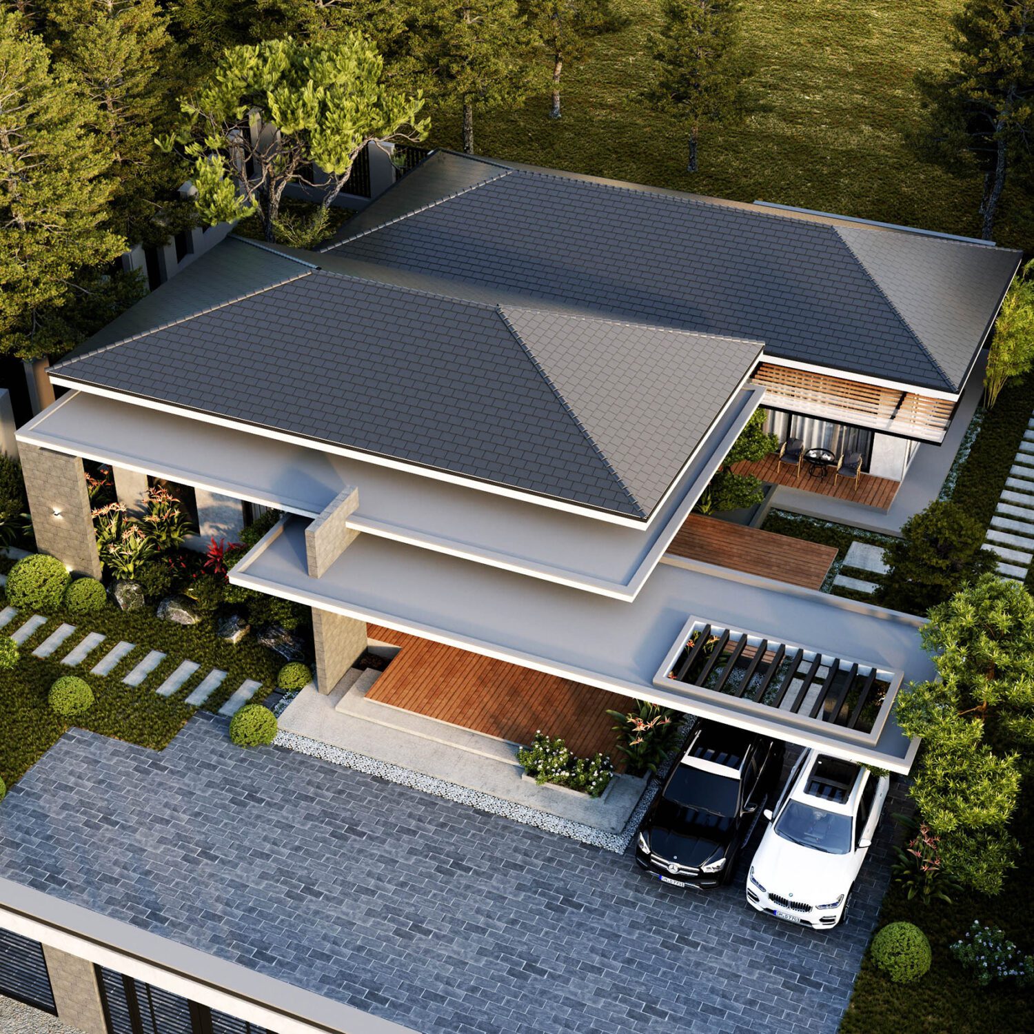3D Exteriors Model 013195 Scene 3dsmax