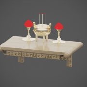 3D Model Altar Room Free Download 02023