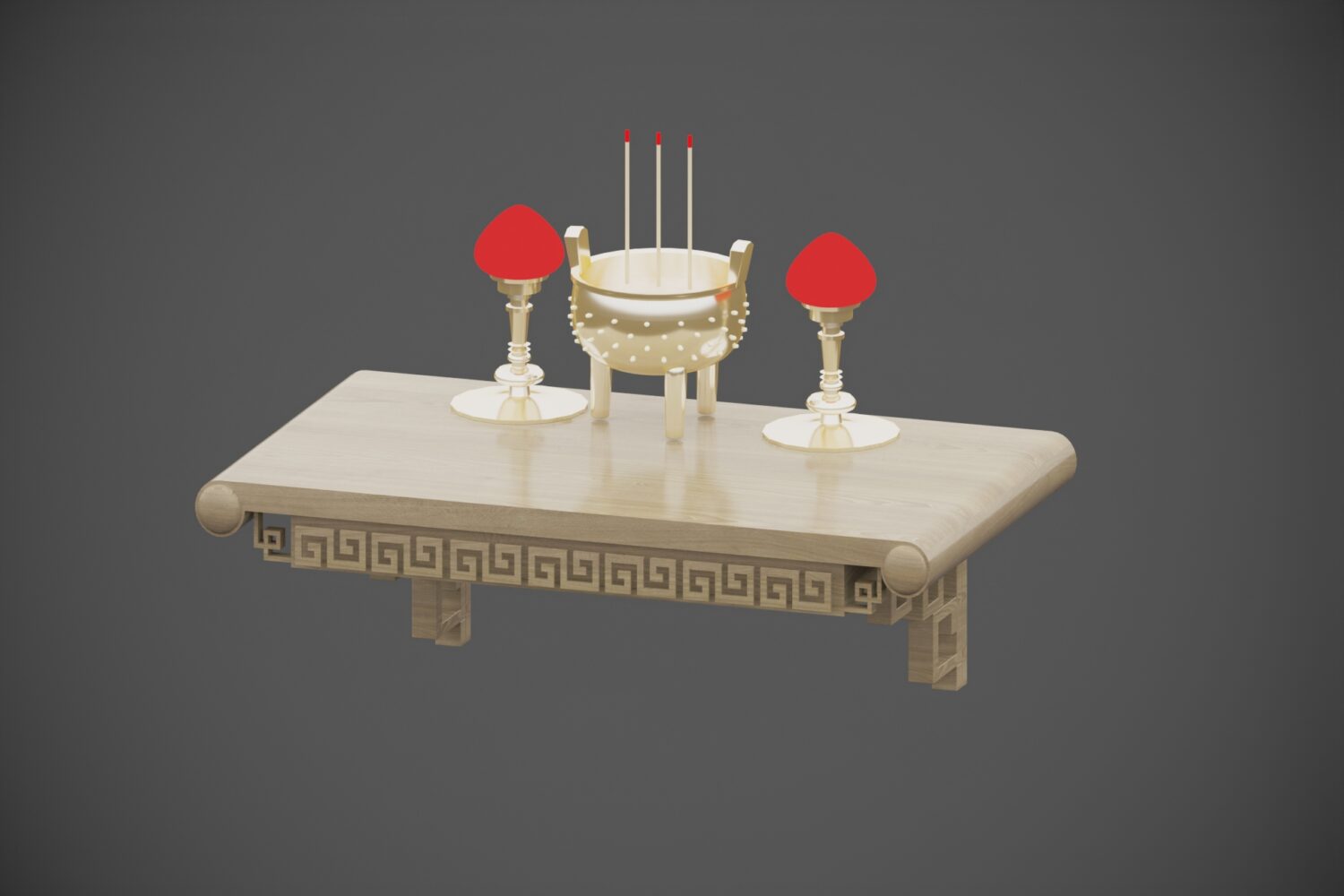 3D Model Altar Room Free Download 02023