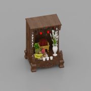 3D Model Altar Room Free Download 02292