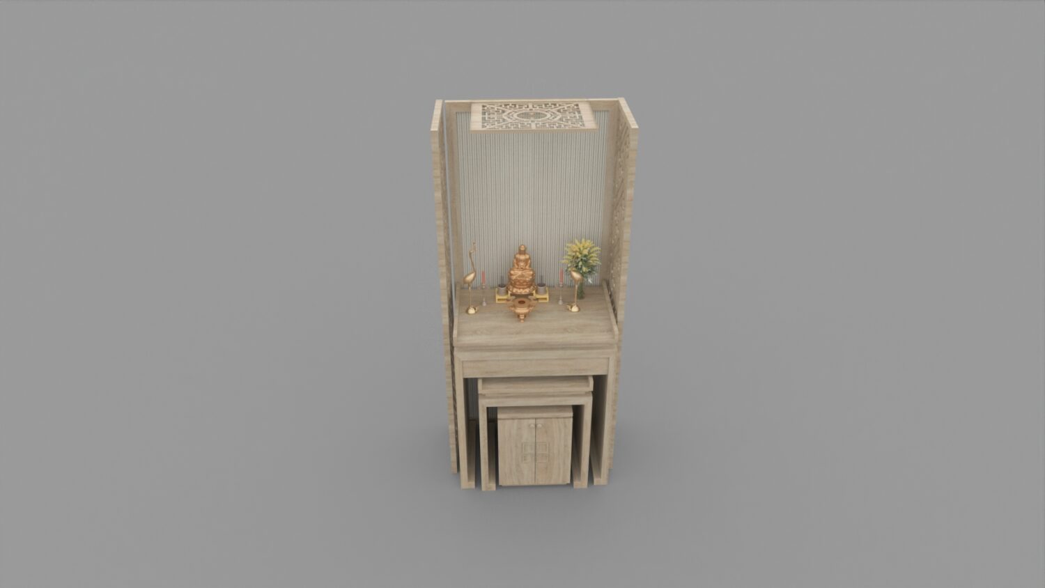 3D Model Altar Room Free Download 02462