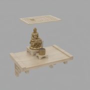 3D Model Altar Room Free Download 02744