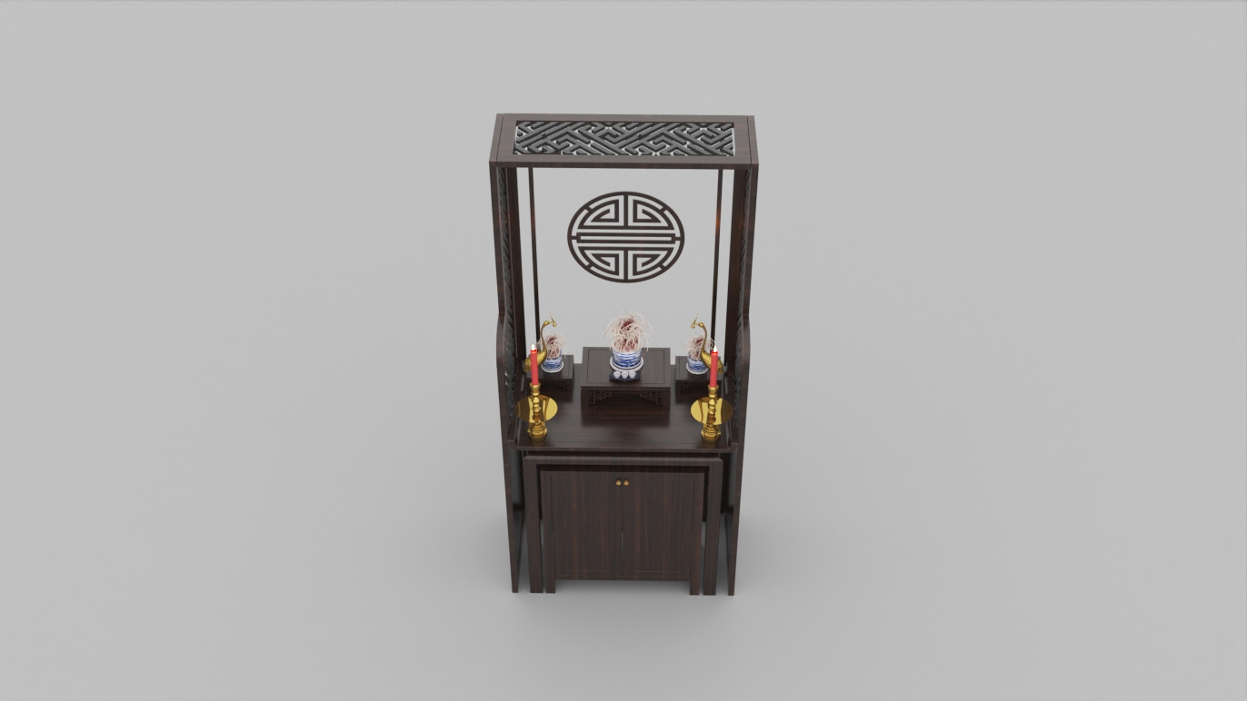 3D Model Altar Room Free Download 02874
