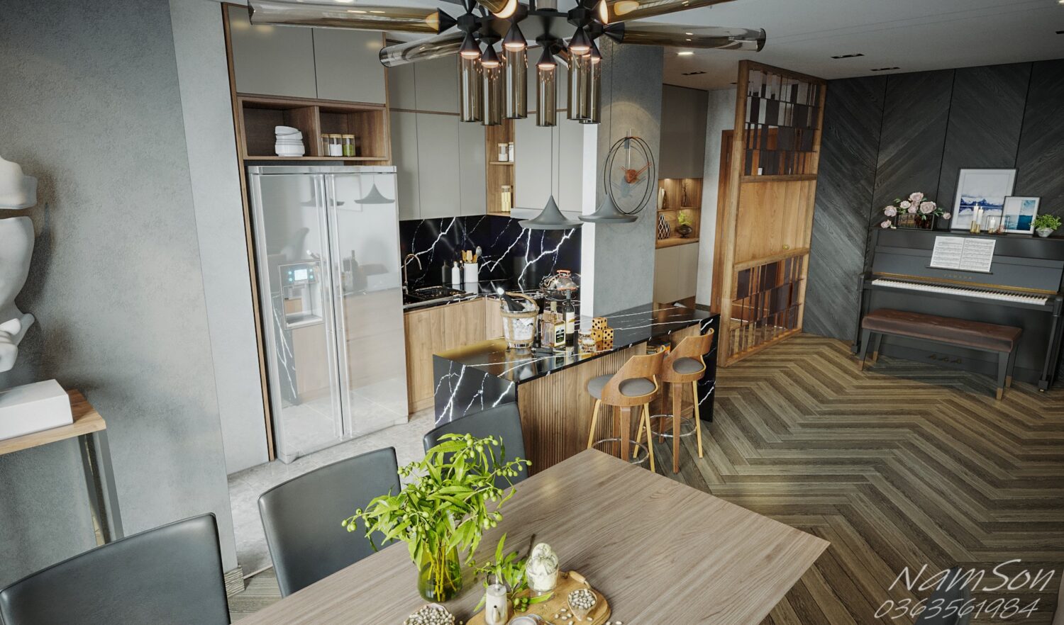 3D Interior Model Living room 230298 Scene 3dsmax