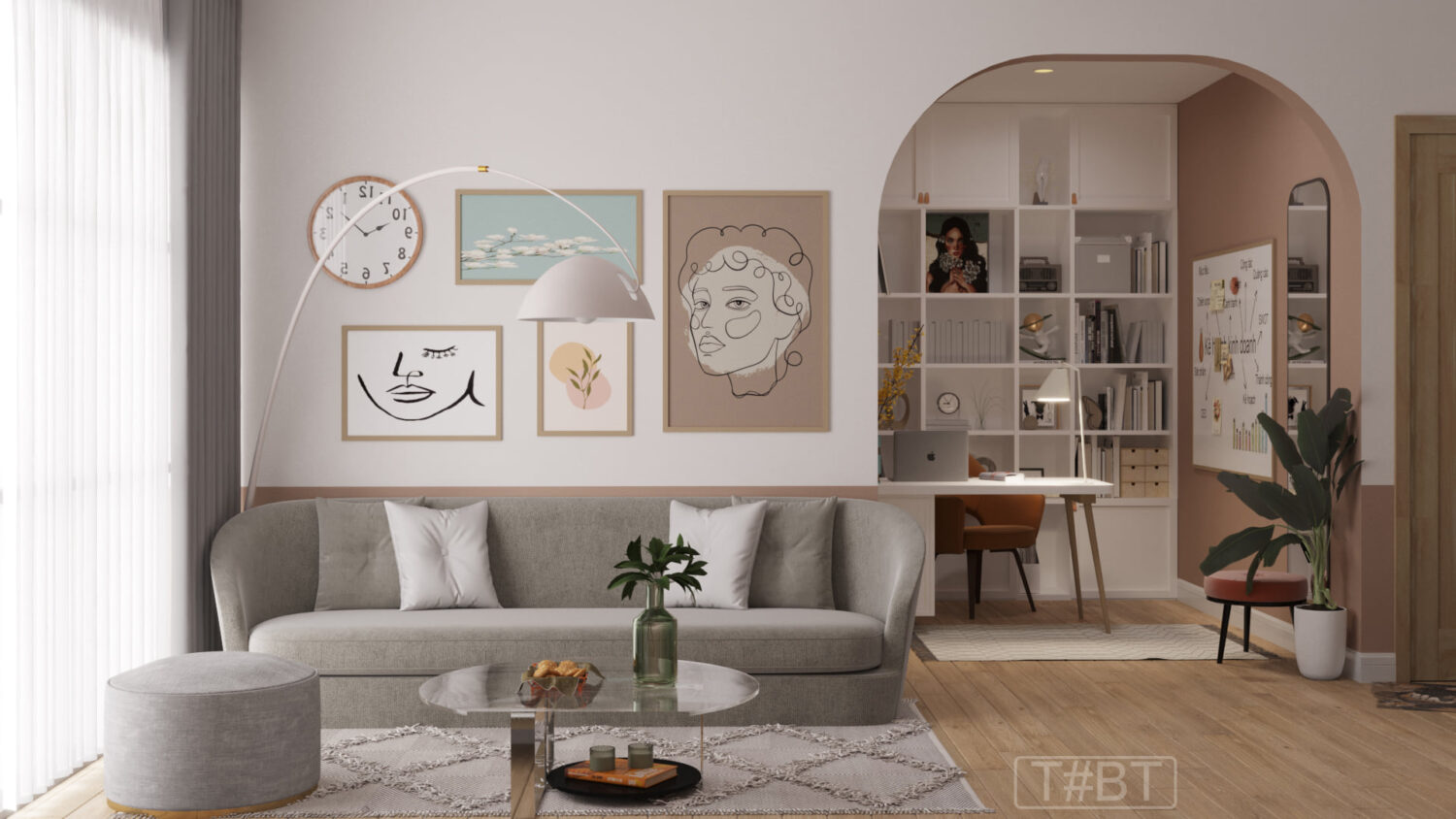 3D Interior Model Living room 230303 Scene 3dsmax