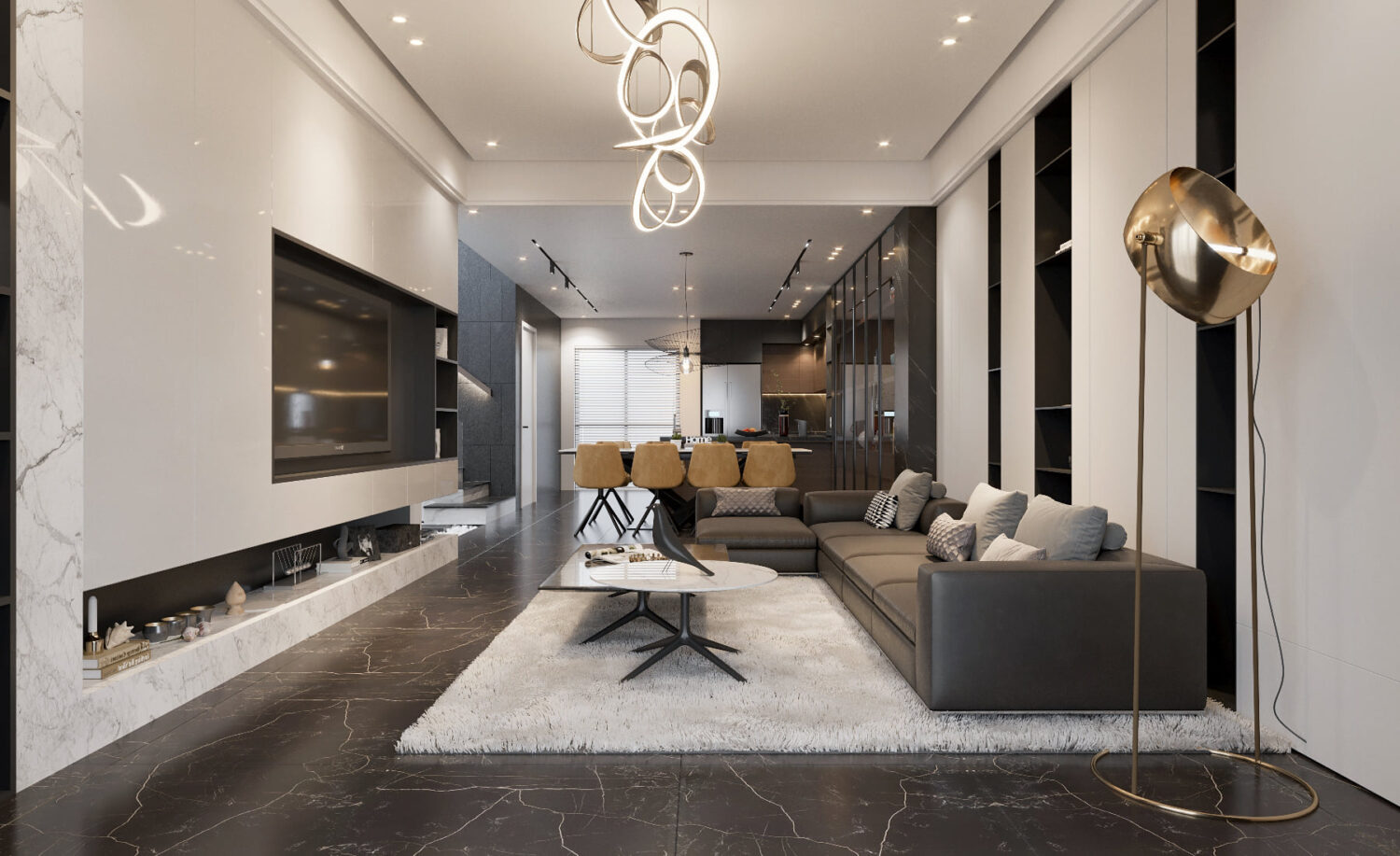 3D Interior Model Living room 230310 Scene 3dsmax