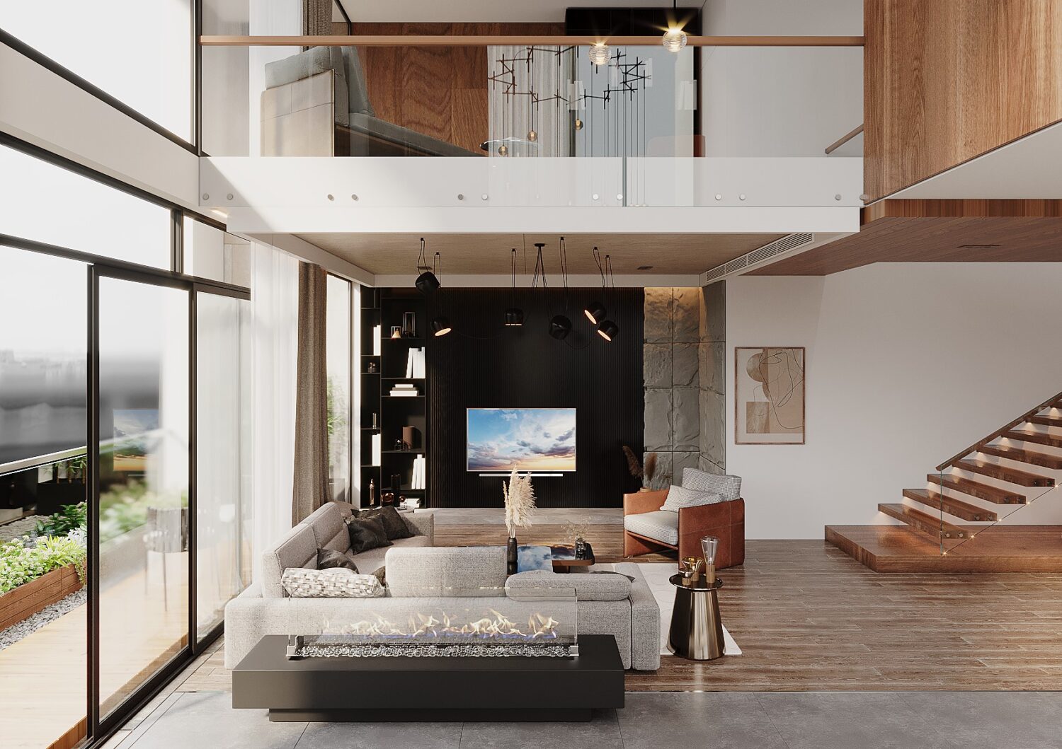 3D Interior Model Living room 230313 Scene 3dsmax